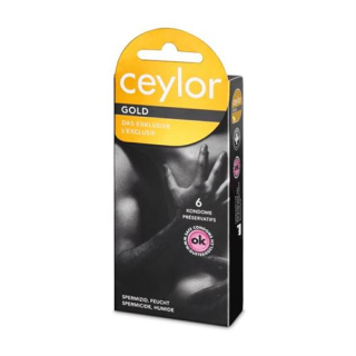 Kondom Ceylor Gold z rezervoarjem 6 kom