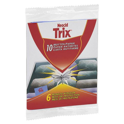 Neocid TRIX moth paper new 10 pcs