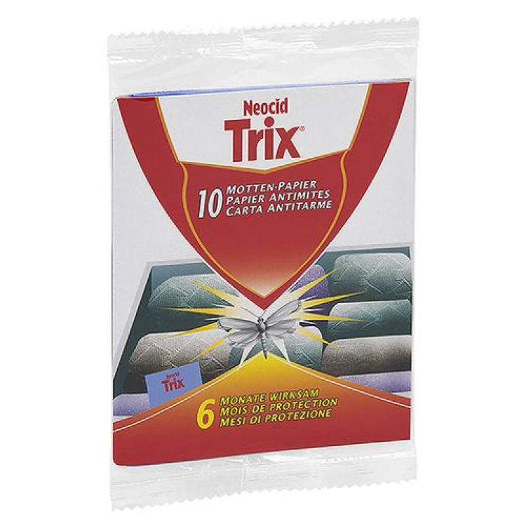 Neocid TRIX Moth paper new 10 pcs