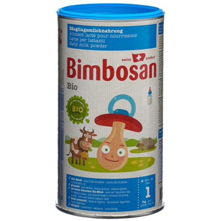 Bimbosan Organic Baby milk without palm oil can 400 g