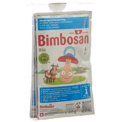 Bimbosan økologisk babymælk uden palmeolie 3 x 25 g