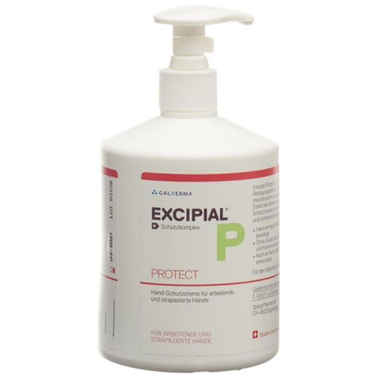 Excipial Protect Cream uten Parfyme Disp 500 ml