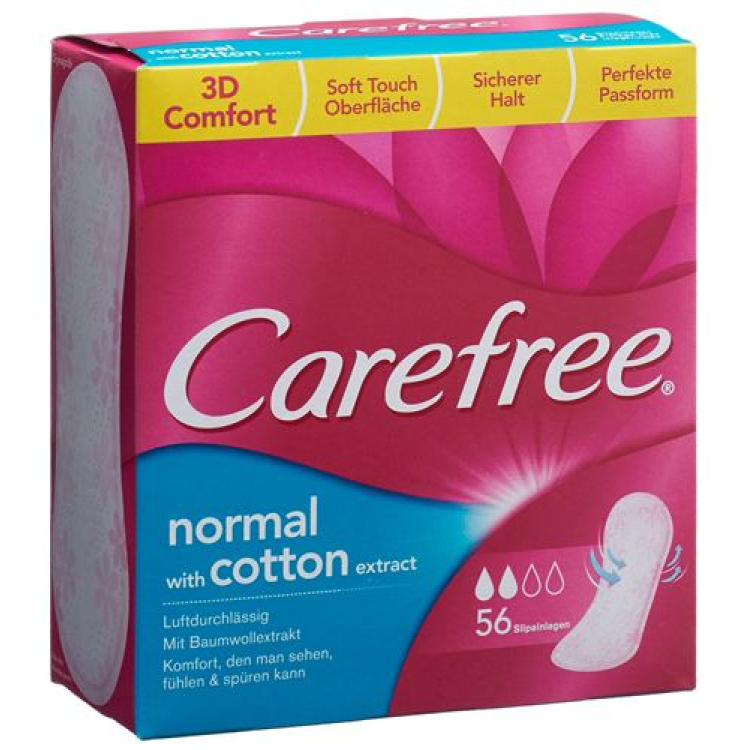 Carefree Classic Panty Liners 56 pieces