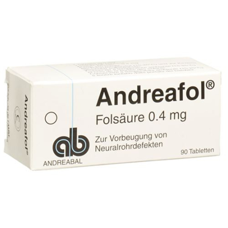 Andreafol 0.4 mg 90 tablets