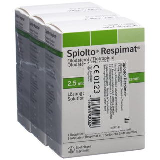 Spiolto Respimat Inhal Lös 2,5 мкг / концентратор 3 x 60 доз