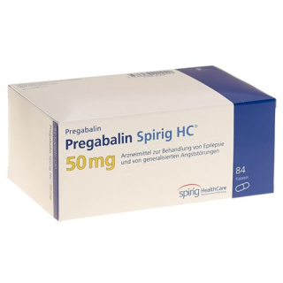 Pregabalin Spirig HC Kaps 50 mg 84 kos