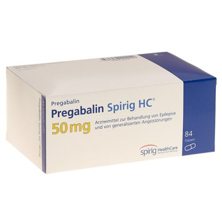 Pregabalin Spirig HC Kaps 50 мг 84 шт