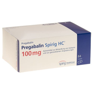 Pregabalin Spirig HC Kaps 100 mg 84 pcs