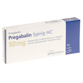 Pregabalin Spirig HC Kaps 50 mg 14 pcs