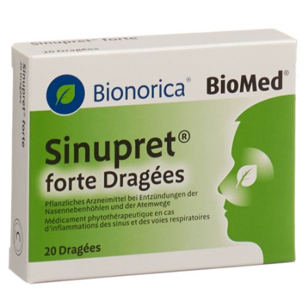 Sinupret forte Drag 20 pc - Cough and Cold Preparations for Sinus Relief