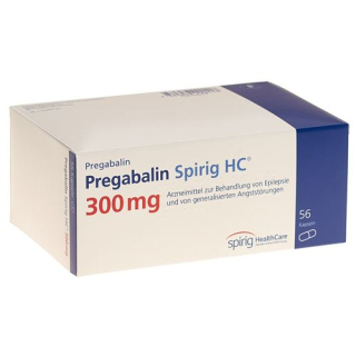 Pregabalin Spirig HC Caps 300 mg 168 pcs