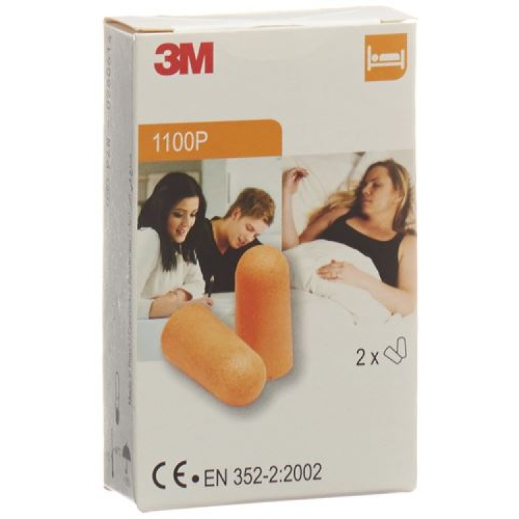 3M Earplugs pena za zaščito sluha za enkratno uporabo 4 kos