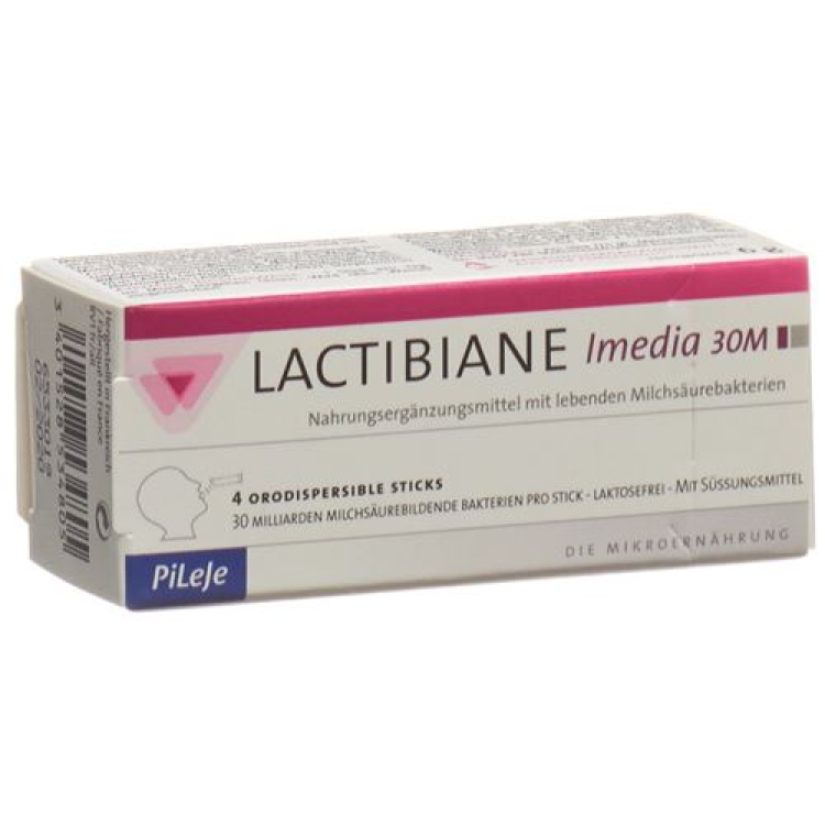 LACTIBIANE Imedia orodispersible Sticks 4 pcs