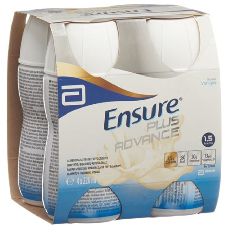 Ensure Plus Advance vanille 4 x 220 ml