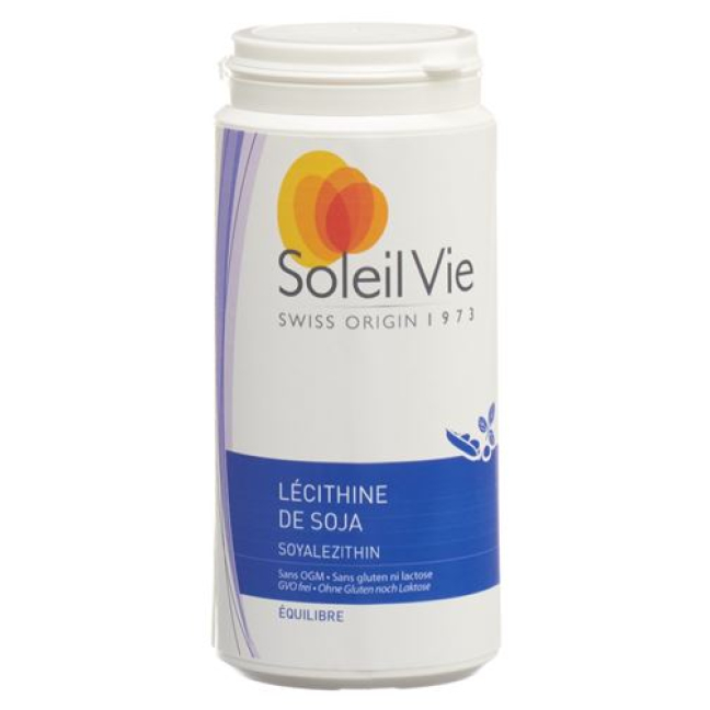 Soleil Vie Soya Lecithin Gran 160g - Vegan-Friendly Dietary Supplement
