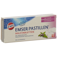 Emser sin azucar con salvia 30 pastillas