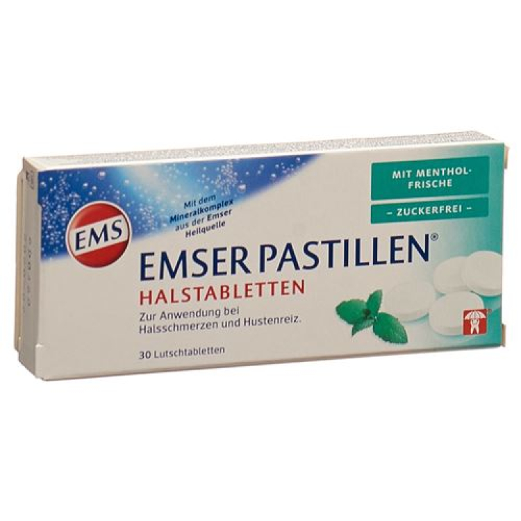 Emser bez šećera s mentolom 30 pastila