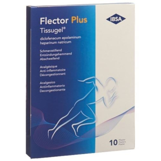 Flector Plus Tissugel Pfl 10 tk