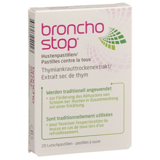 Bronchostop cough drops lozenges 20 pcs