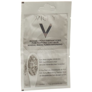 Vichy Mineral Mask បង្រួមរន្ធញើស 2 Btl 6 ml