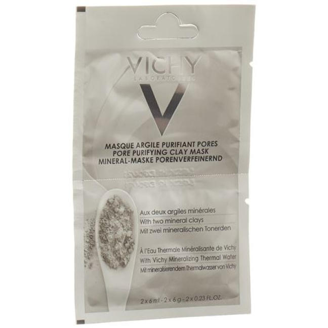 Vichy mineralinė kaukė išvalo poras 2 Btl 6 ml