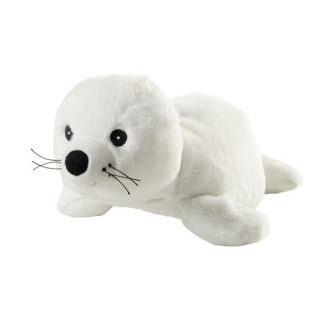 Warmies warming soft toy seal white