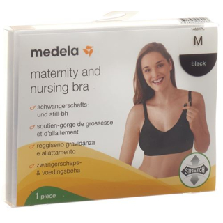 Medela maternity and nursing bra M black