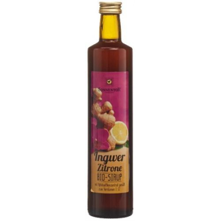 Sonnentor Lemon and ginger syrup 6 x 500 ml