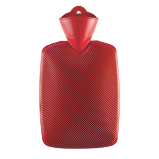 botella de agua caliente emosan media persiana roja