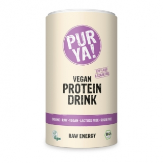 Purya! Vegan Protein Drink Raw Energy Raw Organic 550 g