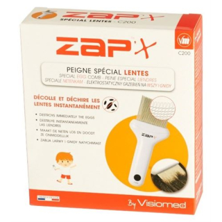 Visiomed Zapx peigne anti-lentes