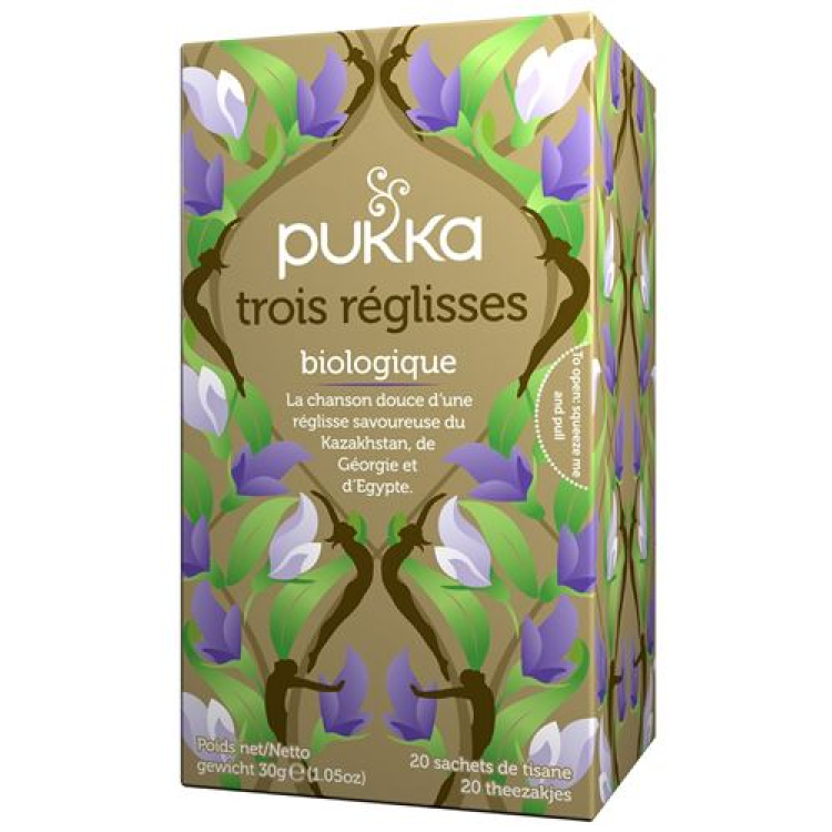 Pukka Trois Réglisse Thé bio Btl 20 ks