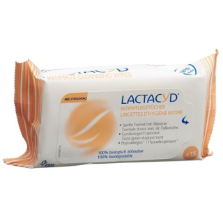Lactacyd インティメイト ワイプ 15 個