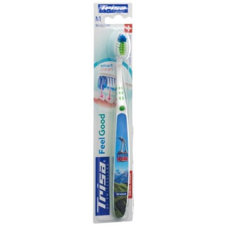 Trisa Feelgood SmartClean Brosse à dents moyenne