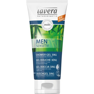 Gel de banho Lavera 3 em 1 Men Sensitive Tb 200 ml