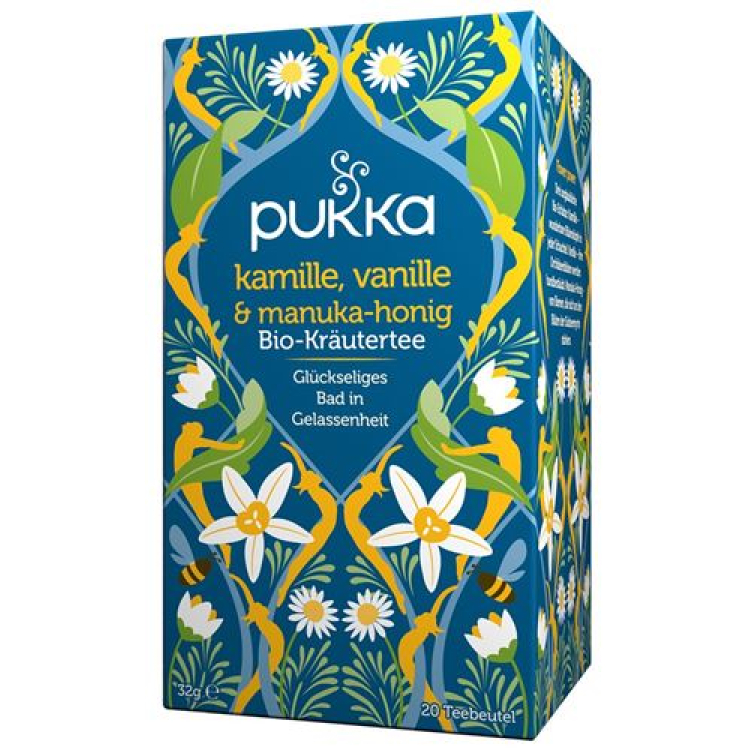 Pukka Tè Camomilla Vaniglia & Miele di Manuka Biologico Btl 20 pz