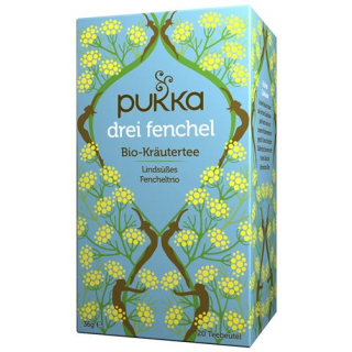 Pukka Three Fennel Tea Organic Bag 20 pcs