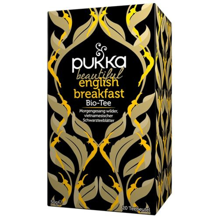 Pukka Beautiful English Breakfast Tea Organic Btl 20 pcs