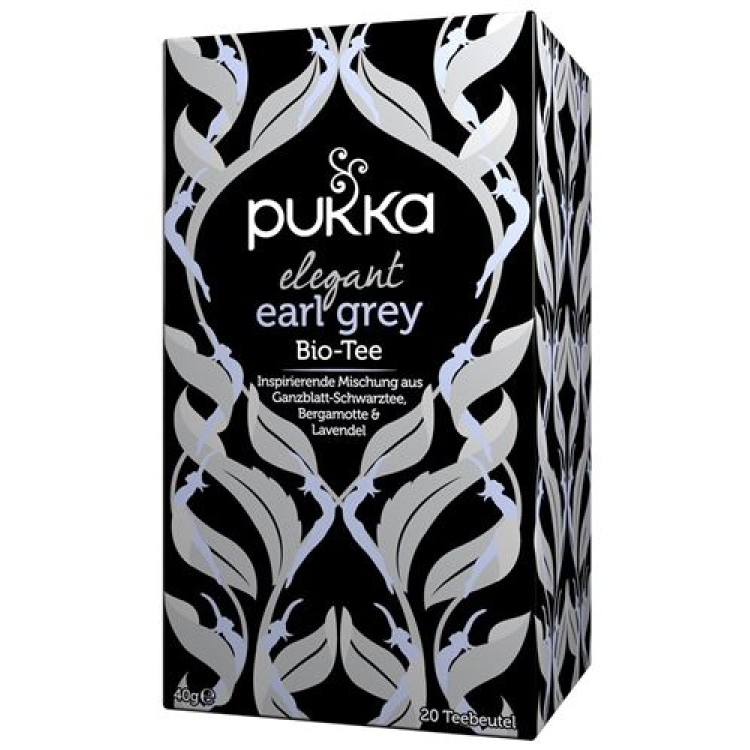 Pukka Elegant Earl Grey Tea Organic Btl 20 ភី