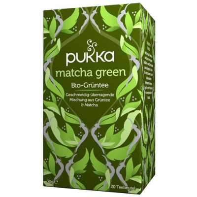 Pukka matcha жасыл шайы органикалық bag 20 дана