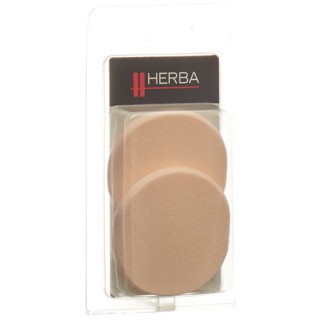 Herba make-up sponges round 2 pieces 5607