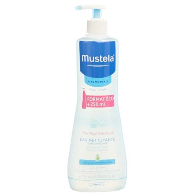 Mustela cleansing fluid without rinsing normal skin Disp 750 ml