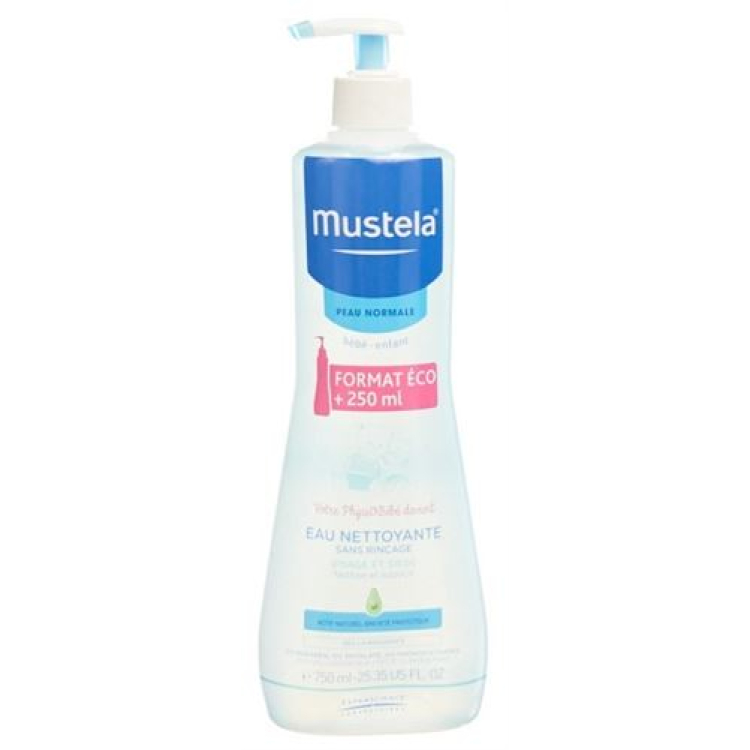 Mustela rensevæske uden skylning af normal hud Disp 750 ml