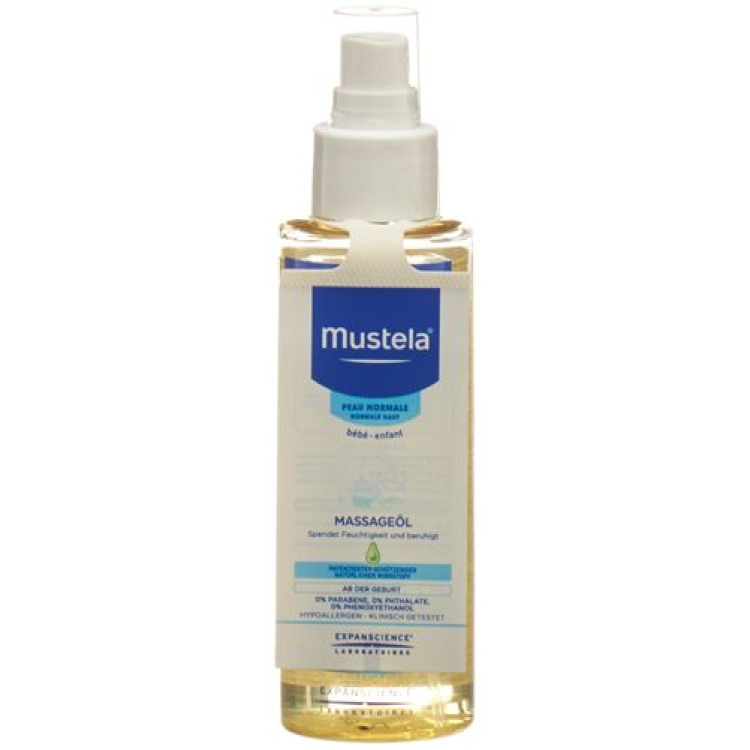 Λάδι μασάζ Mustela για κανονική επιδερμίδα Spr 100 ml