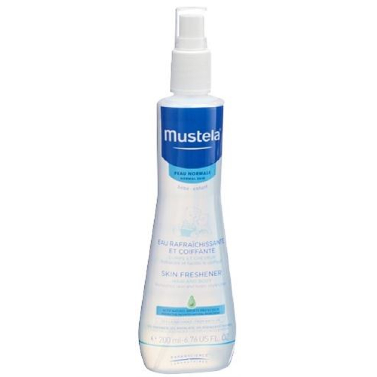 Mustela Uppfriskande och stylande sprayvatten normal hud 200 ml