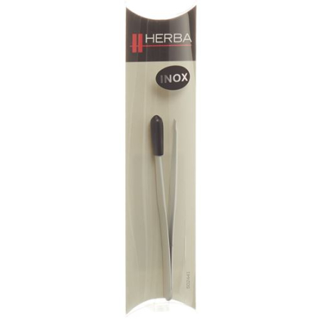 Herba tweezers obliquely Inox ពណ៌ស