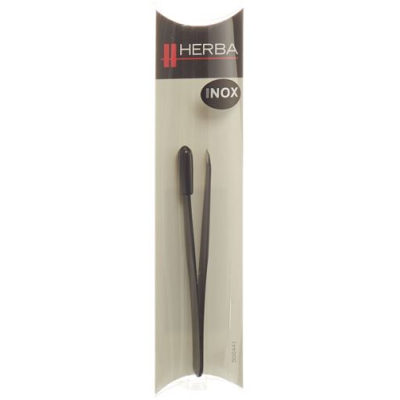 ធ្នាប់ herba បត់ inox ពណ៌ខ្មៅ ជាមួយនឹងនិមិត្តសញ្ញា herba