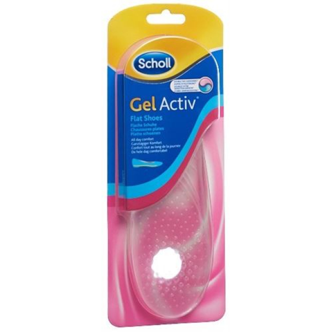 Scholl GelActiv insoles 35-40.5 flat shoes for her 1 pa