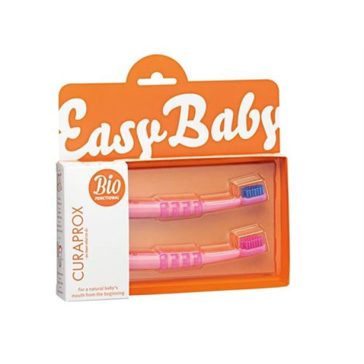 Curaprox Baby toothbrush pink double 2 pcs