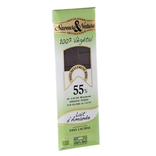 Saveurs Nature chocolate 55% with almond drink 10 x 100 g